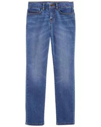 Oshkosh Kid Medium Blue Wash Slim-Fit Skinny-Leg Jeans, Lagoon Blue Wash, Size 7S