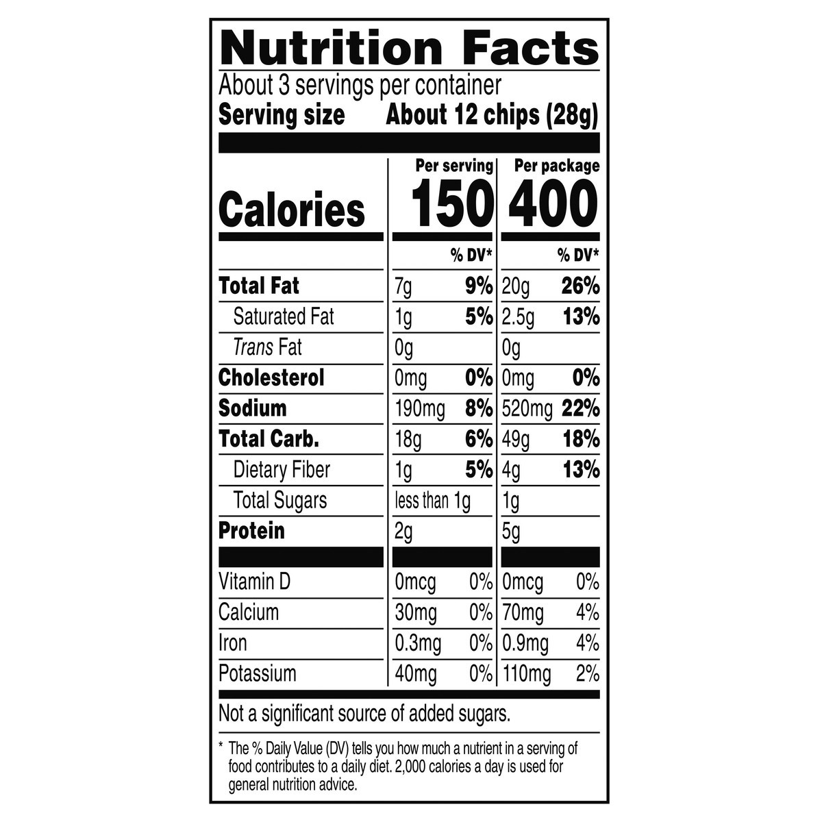 slide 6 of 6, Doritos Tortilla Chips Salsa Verde Flavored 2 3/4Oz, 2.75 oz