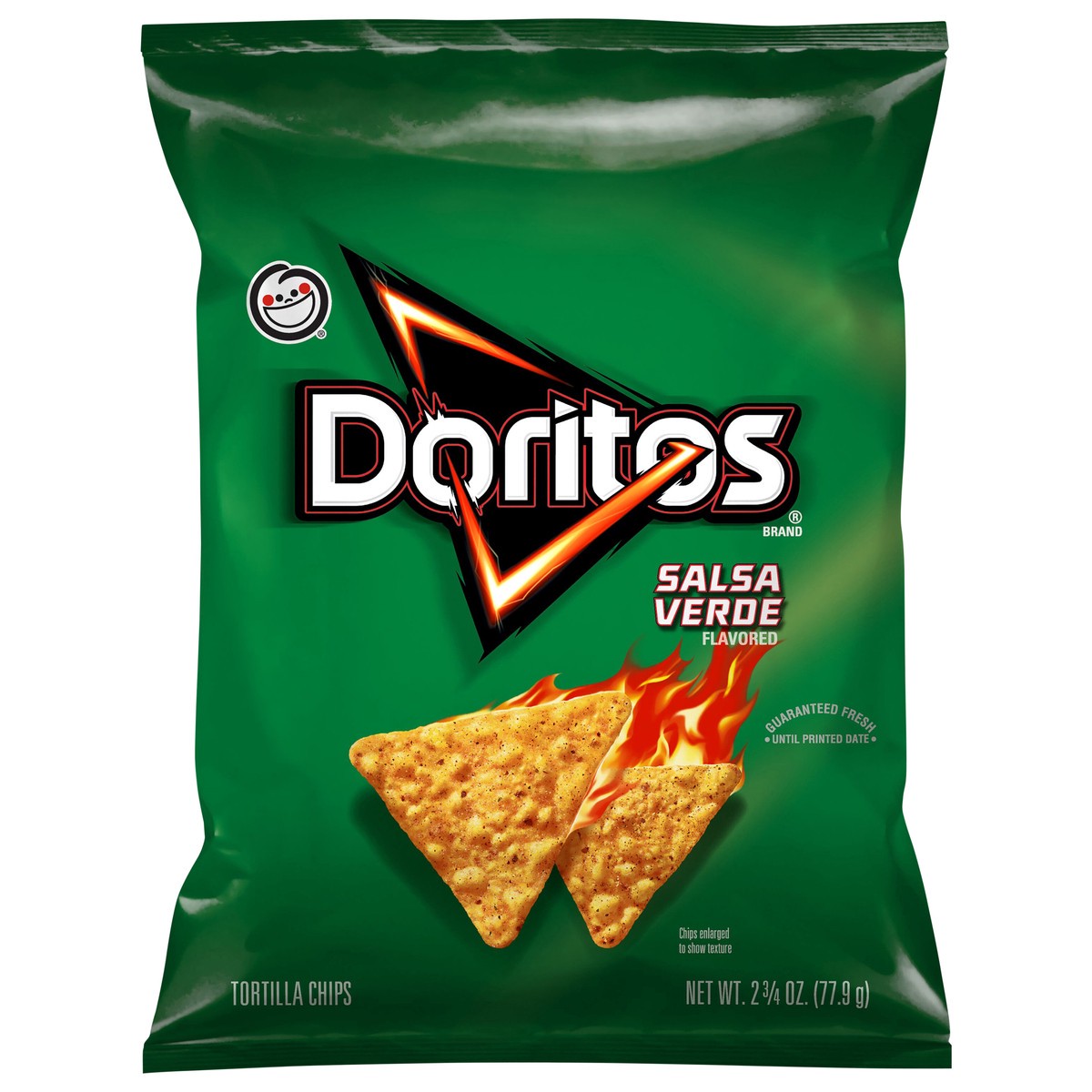 slide 5 of 6, Doritos Tortilla Chips Salsa Verde Flavored 2 3/4Oz, 2.75 oz