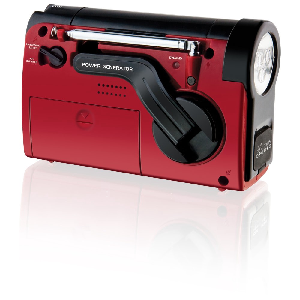 slide 4 of 5, WeatherX Weatherband & AM/FM Flashlight, 1 ct