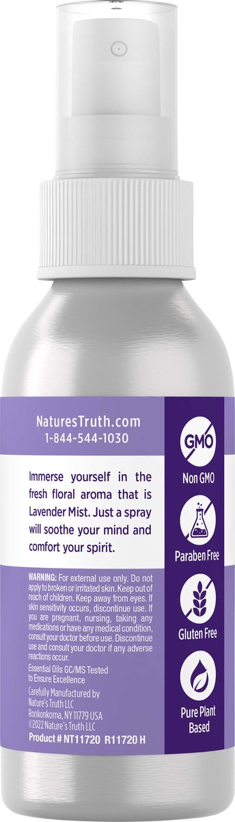 slide 2 of 4, Nature's Truth Lavender Mist Spray - Rejuvenating 2.4 oz, 2.4 fl oz