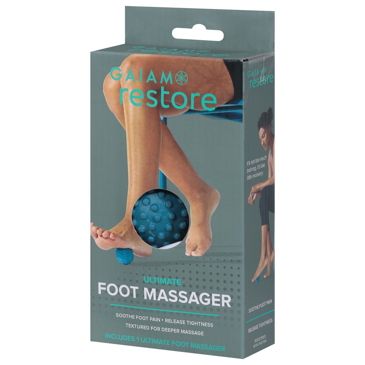 slide 4 of 9, Gaiam Restore Ultimate Foot Massager 1 ea, 1 ct