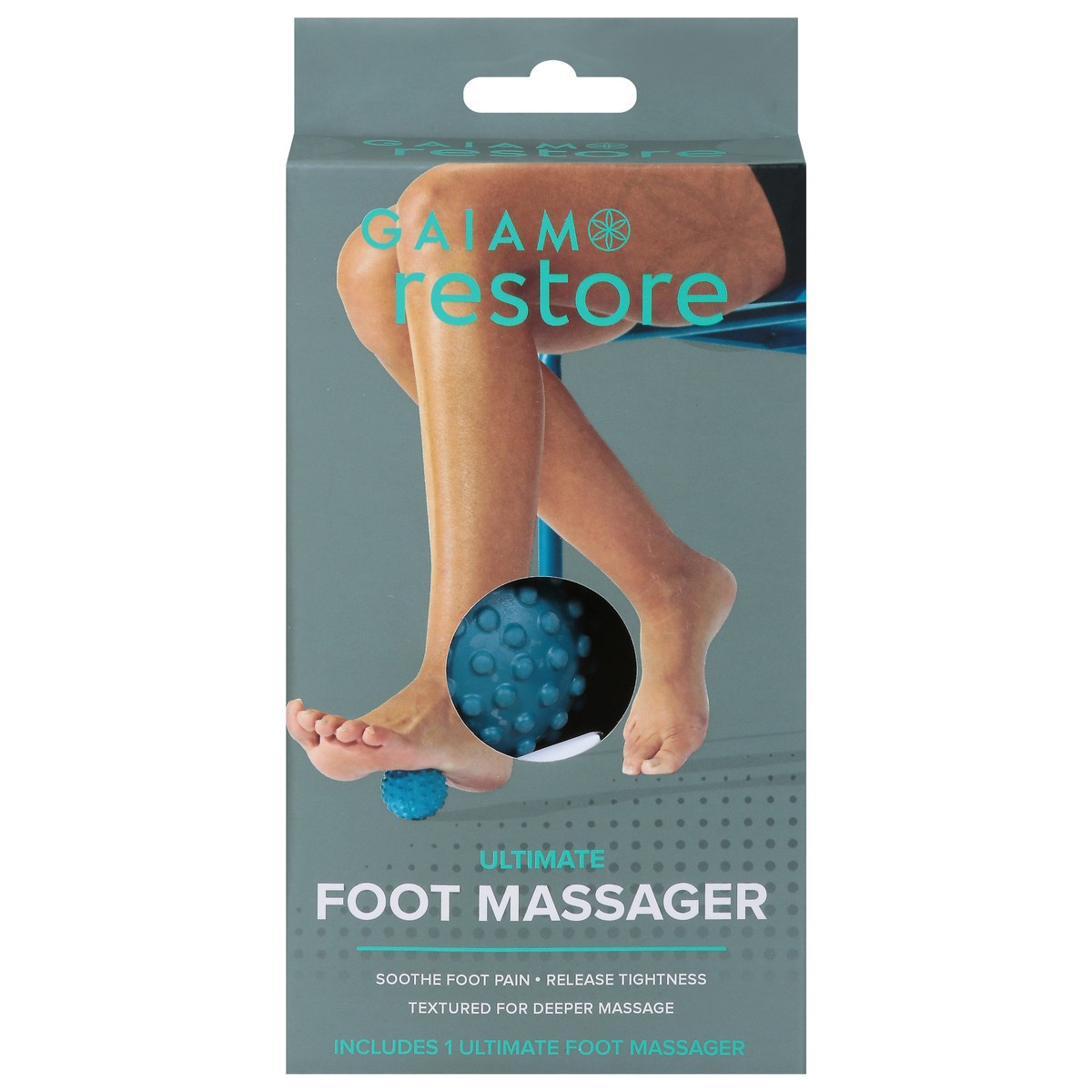 slide 1 of 9, Gaiam Restore Ultimate Foot Massager 1 ea, 1 ct