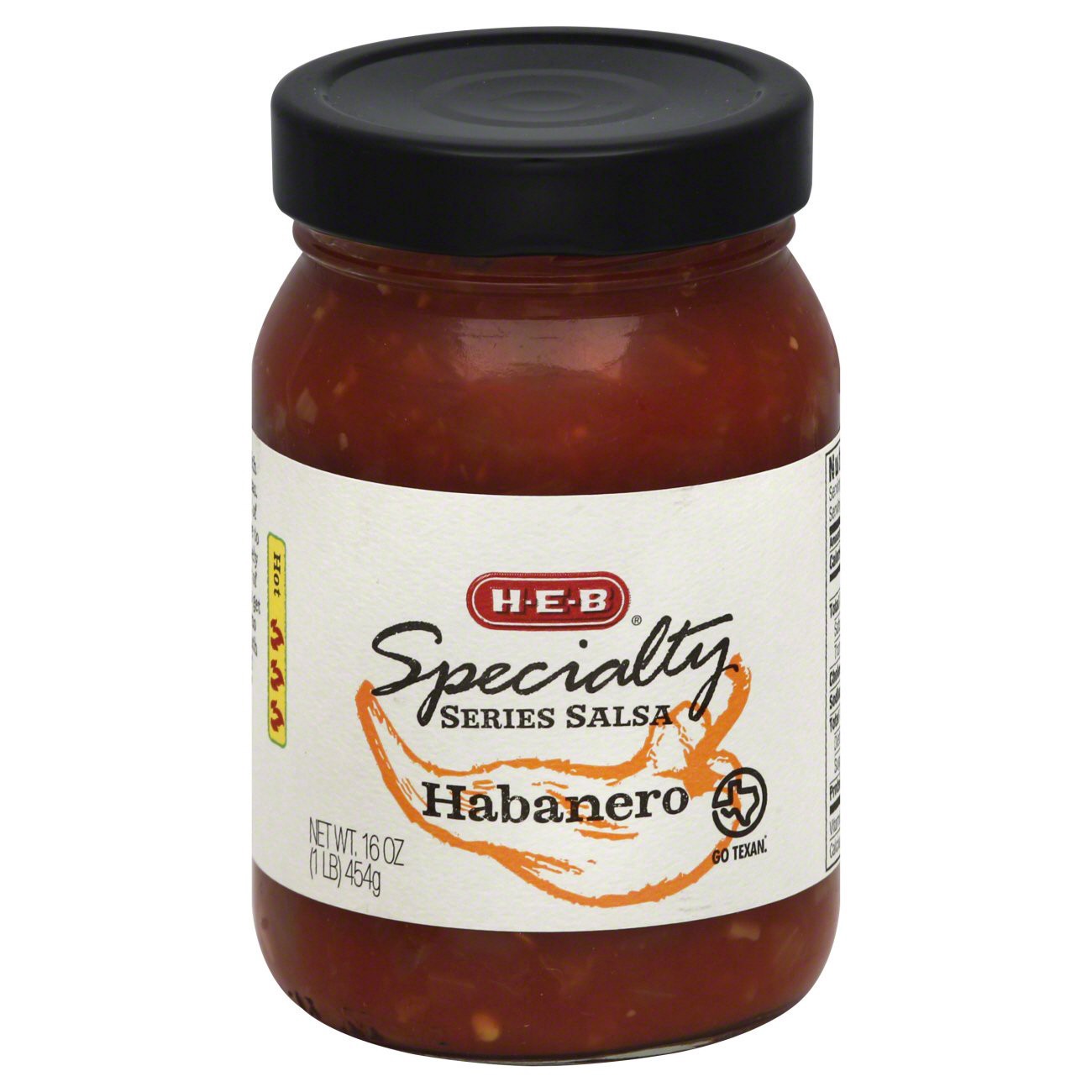 slide 1 of 1, H-E-B Specialty Salsa Habanero, 16 oz