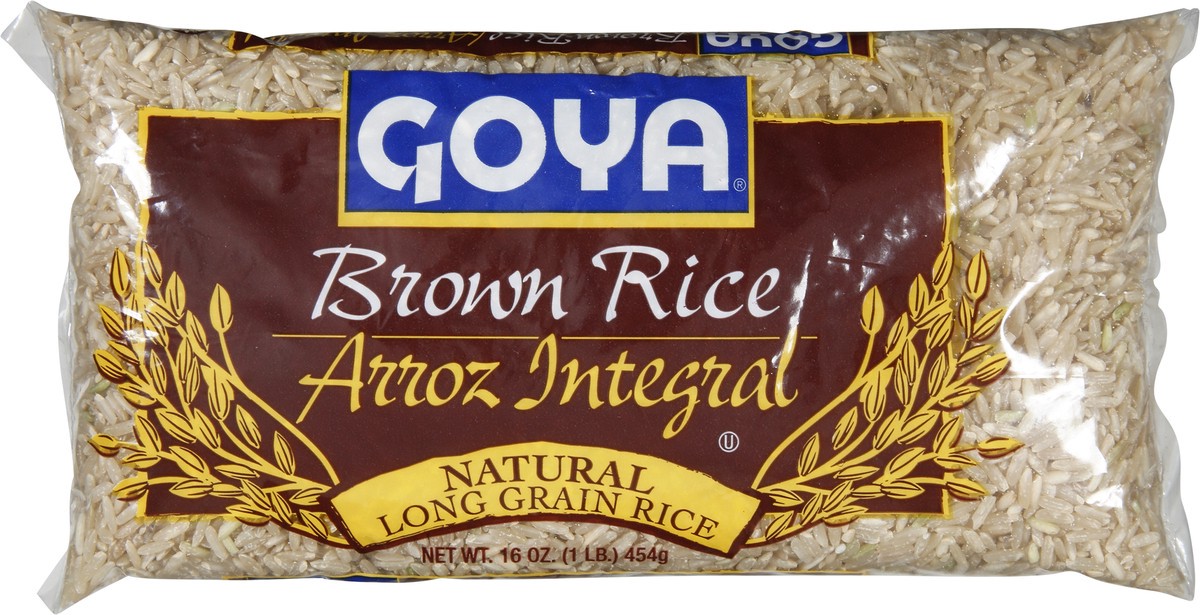 slide 2 of 9, Goya Long Grain Brown Rice 16 oz, 16 oz