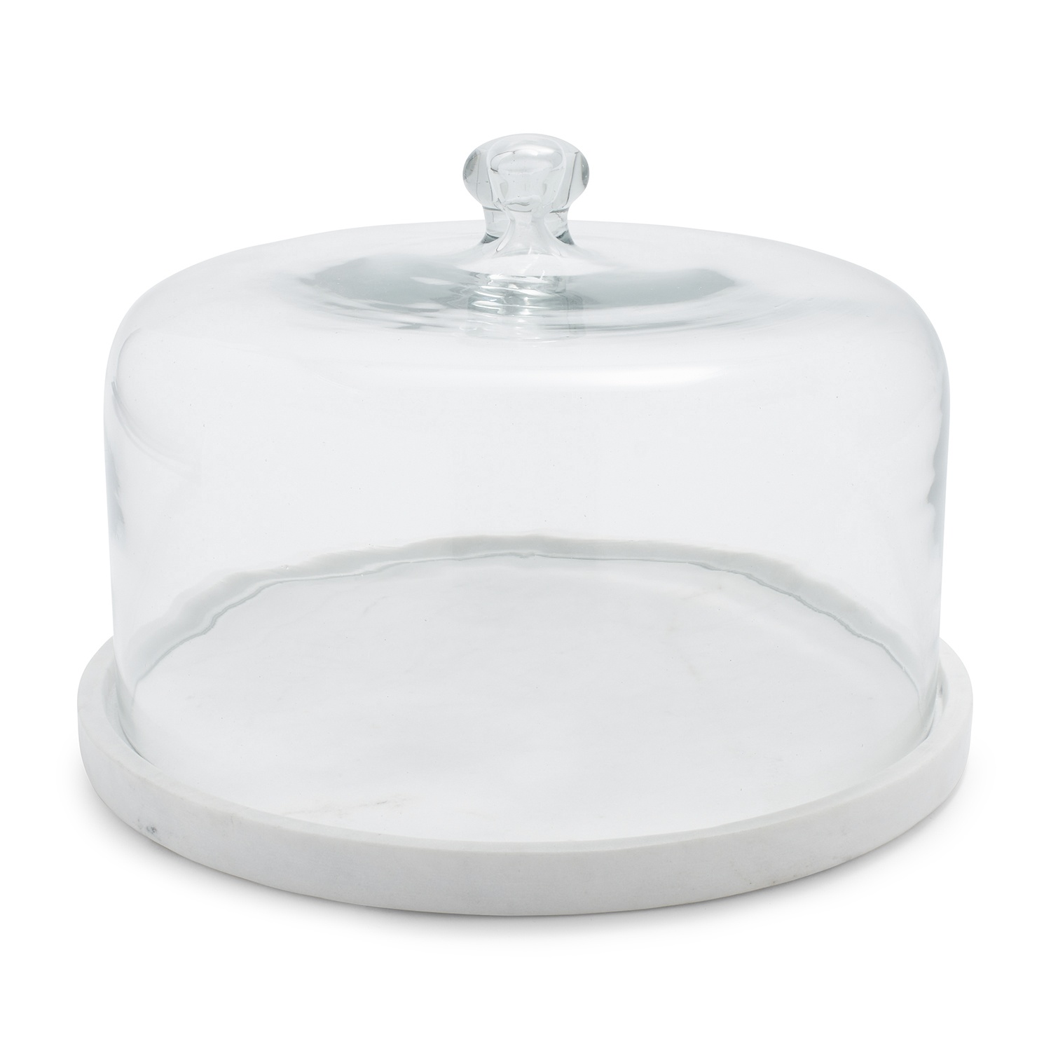 slide 1 of 1, Sur La Table Marble and Glass Cloche, 1 ct