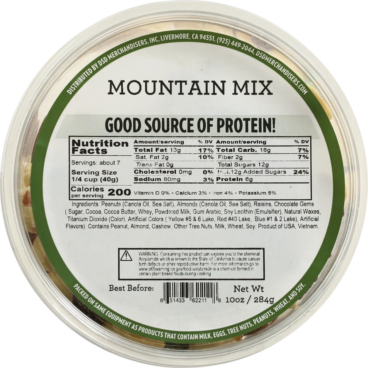 slide 1 of 12, DSD Merchandisers Mountain Mix 10 oz, 10 oz