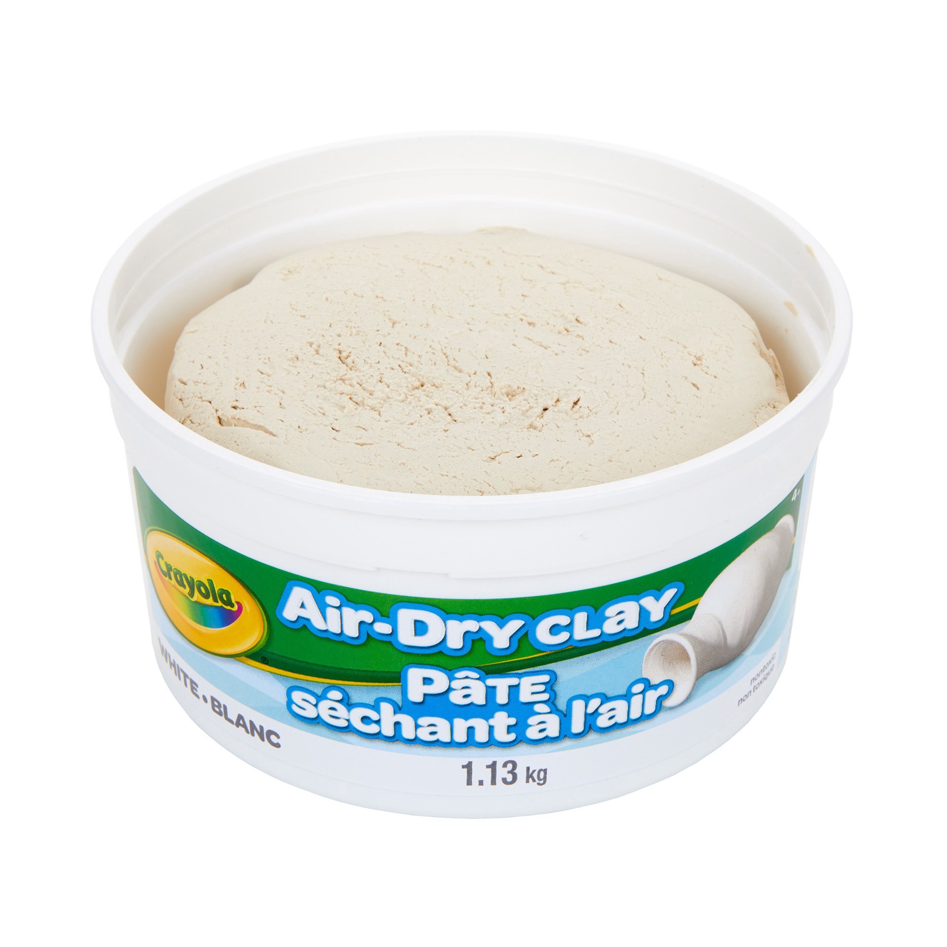 slide 2 of 5, Crayola Air Dry White Clay, 2.5lb., 2.5 lb