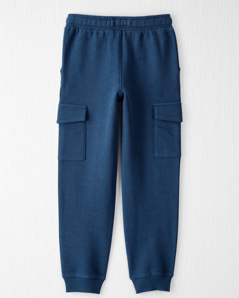 slide 2 of 5, Littleplanet Kid Organic Cotton French Terry Joggers Dark Sea Blue 6, 1 ct