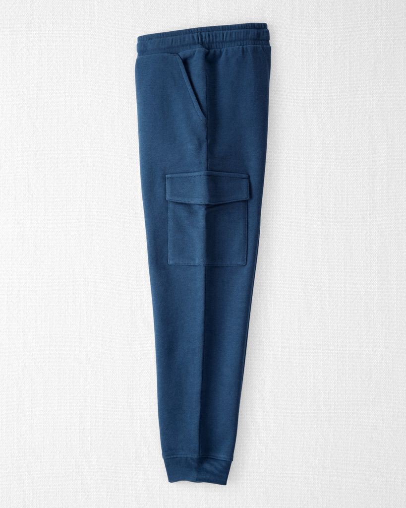 slide 5 of 5, Littleplanet Kid Organic Cotton French Terry Joggers Dark Sea Blue 6, 1 ct