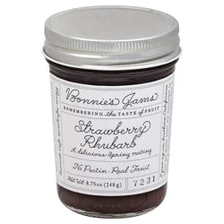 Bonnies Jams Strawberry Rhubarb