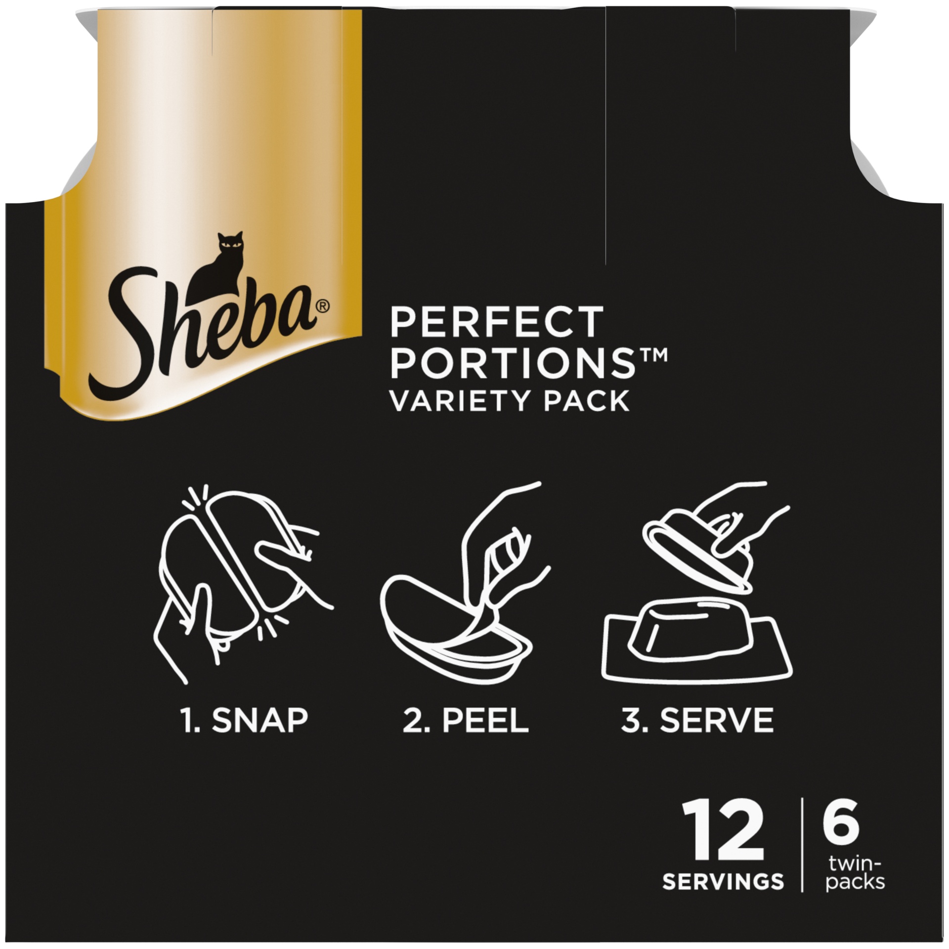 slide 2 of 7, Sheba Wet Cat Food Pate Variety Pack, Savory Chicken And Delicate Salmon Entrees, 2.6 oz