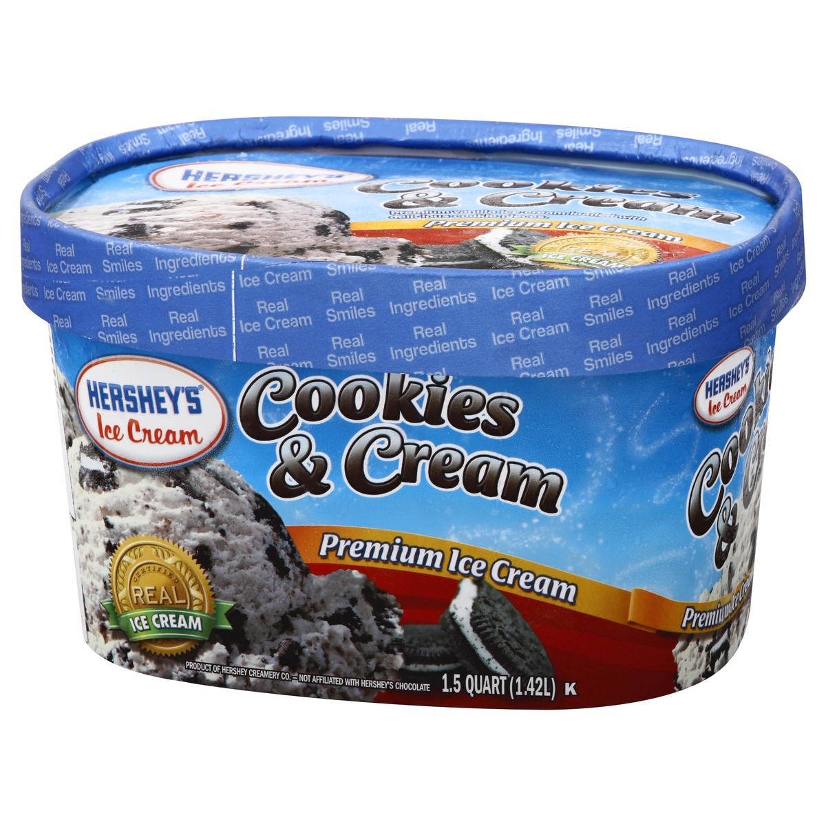 slide 3 of 10, Hershey's Cookies & Cream Ice Cream, 48 oz