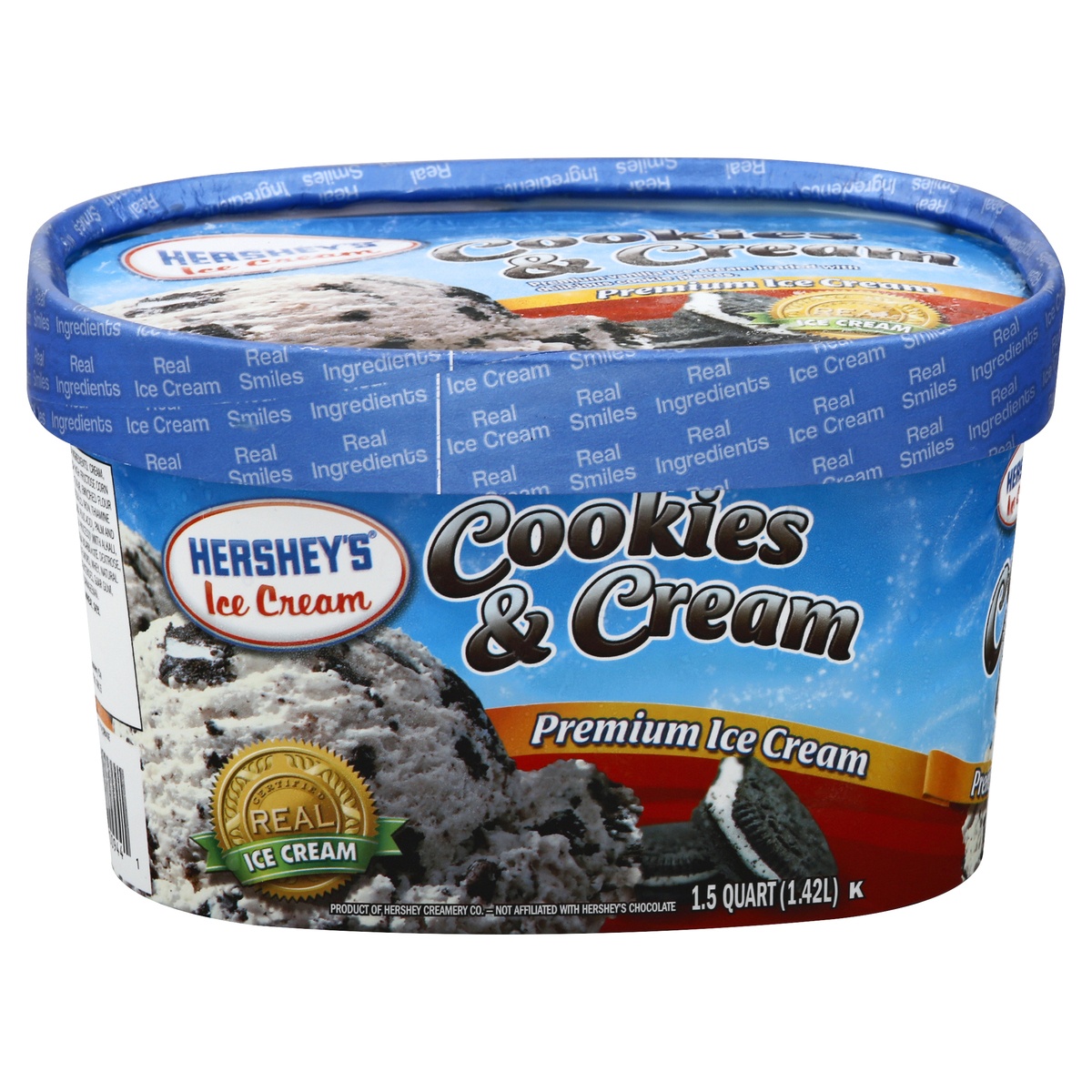 slide 1 of 10, Hershey's Cookies & Cream Ice Cream, 48 oz