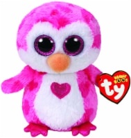 slide 1 of 1, Ty The Beanie Boo's Collection Valentines Penguin - Pink/White, 1 ct