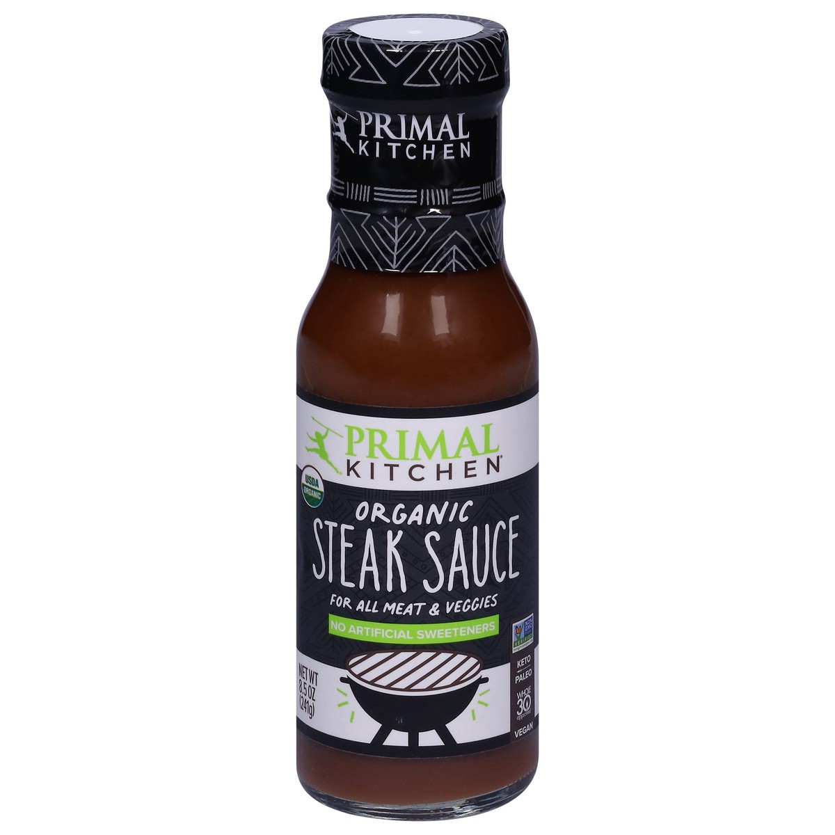 slide 1 of 9, Primal Kitchen Organic Steak Sauce 8.5 oz, 8.5 oz