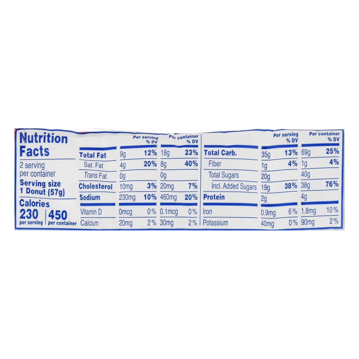 slide 6 of 10, HOSTESS Glazed Jumbo DONETTES Donuts Single Serve, 2 Count, 4 oz, 2 ct