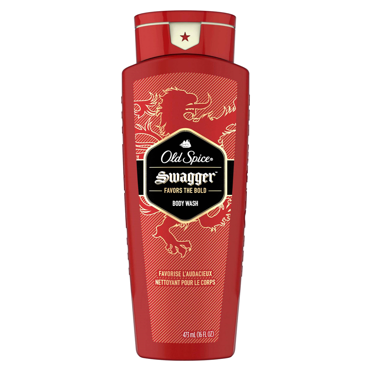 slide 1 of 3, Old Spice Red Zone Swagger Body Wash, 16 fl oz