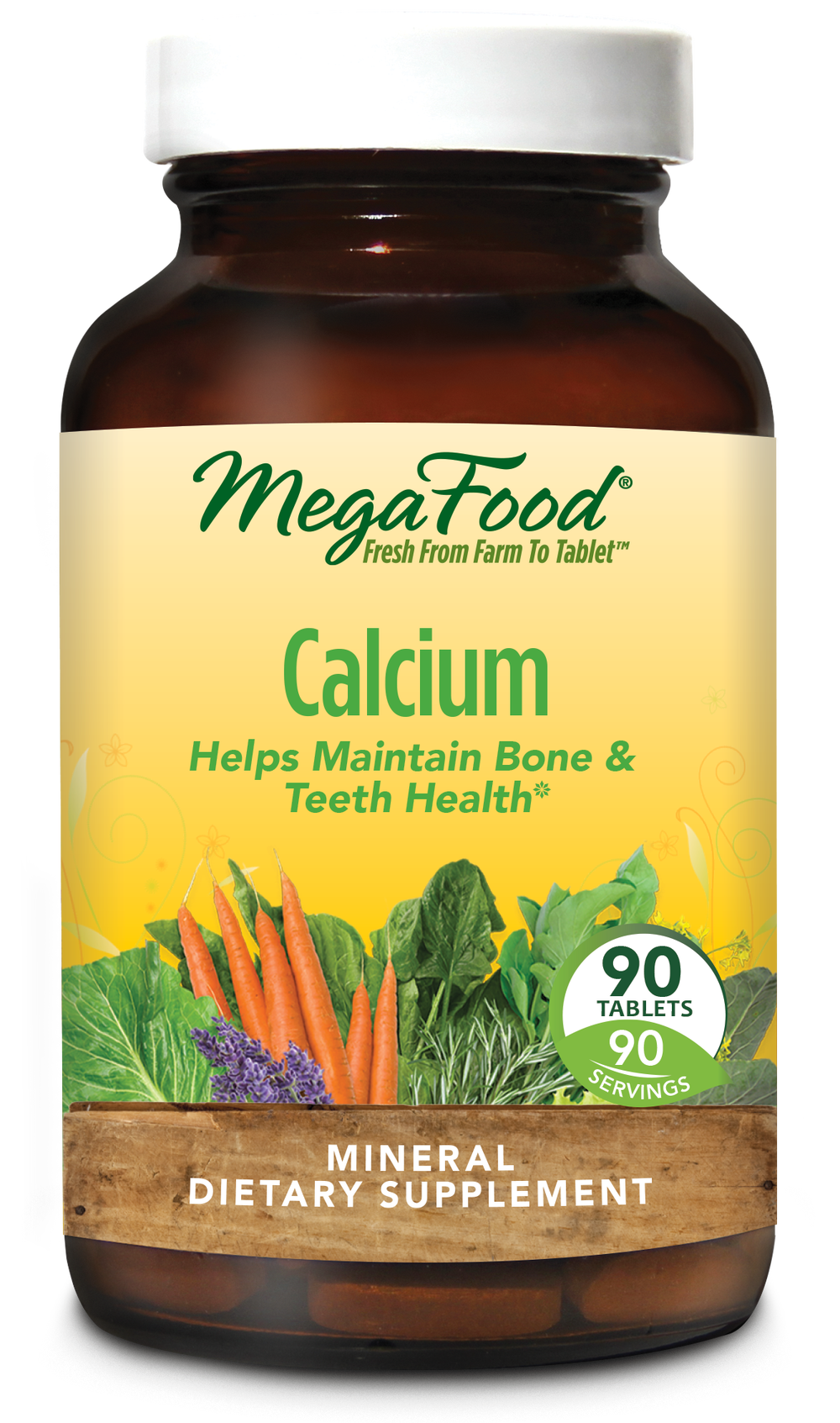 slide 1 of 1, MegaFood Calcium, 90 ct