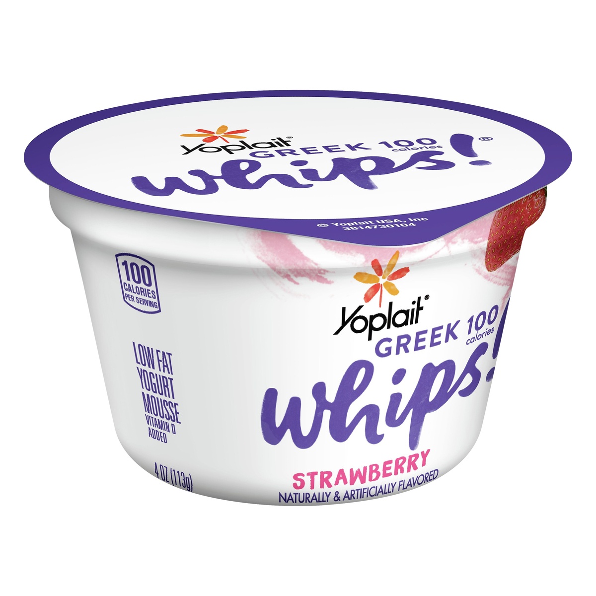 slide 2 of 10, Yoplait Whips! Strawberry Greek Yogurt, 4 oz