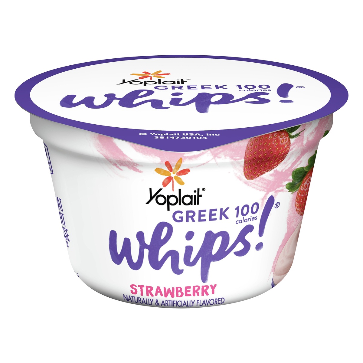 slide 1 of 10, Yoplait Whips! Strawberry Greek Yogurt, 4 oz