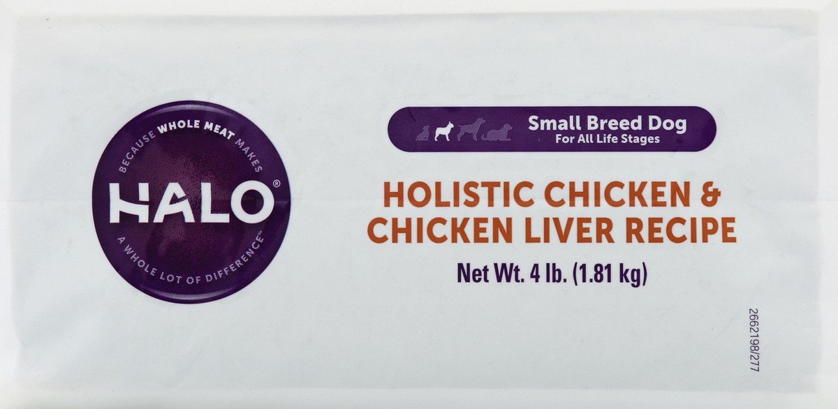 slide 7 of 8, Halo Dog Food 4 lb, 4 lb