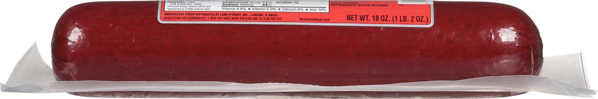 slide 3 of 13, Ambassador Big N' Meaty Summer Sausage, 18 oz