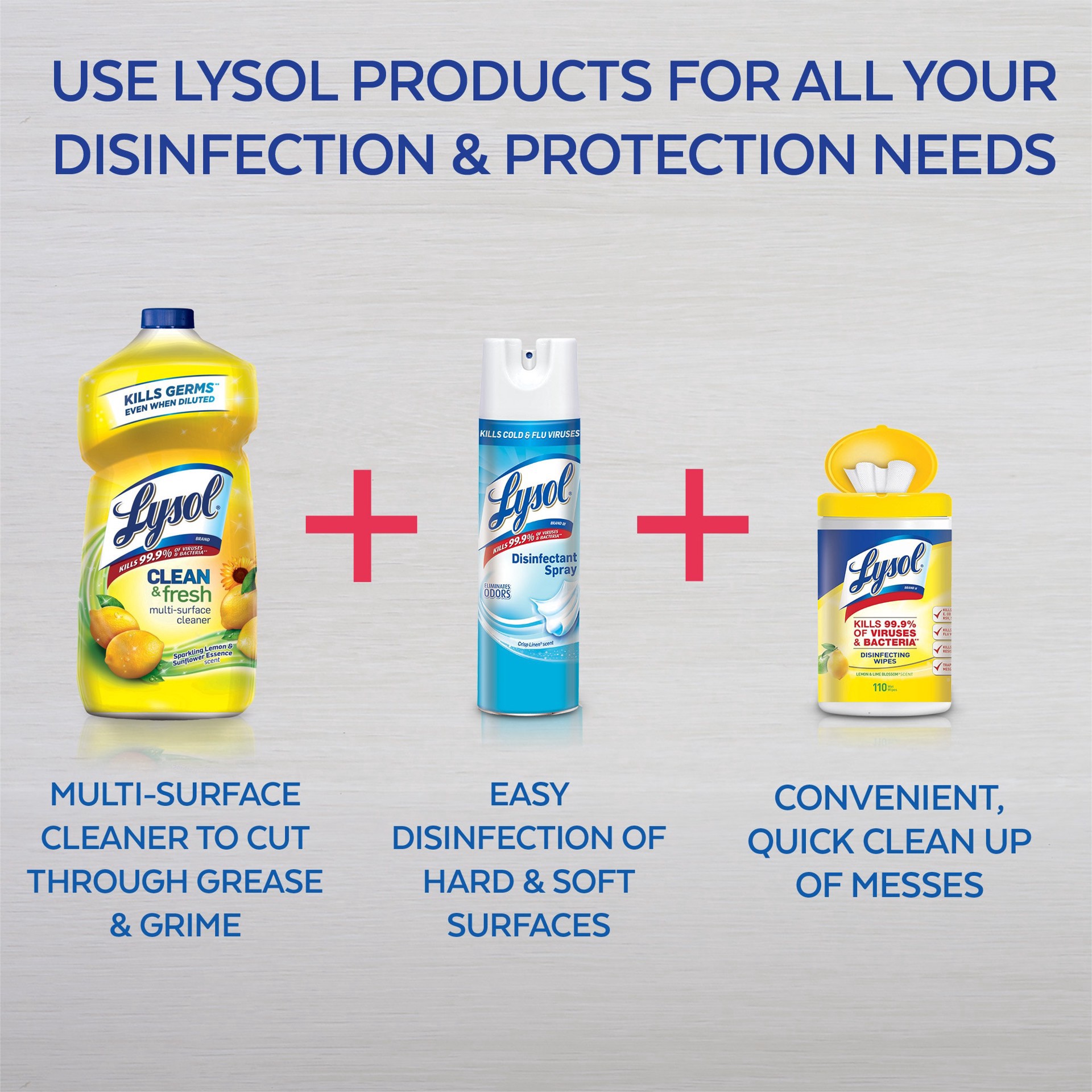 slide 5 of 6, Lysol Clean & Fresh Lavender & Orchid Essence Scent Multi-Surface Cleaner 144 fl oz, 144 fl oz