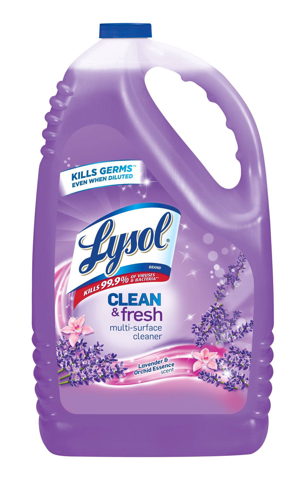 slide 1 of 6, Lysol Clean & Fresh Lavender & Orchid Essence Scent Multi-Surface Cleaner 144 fl oz, 144 fl oz