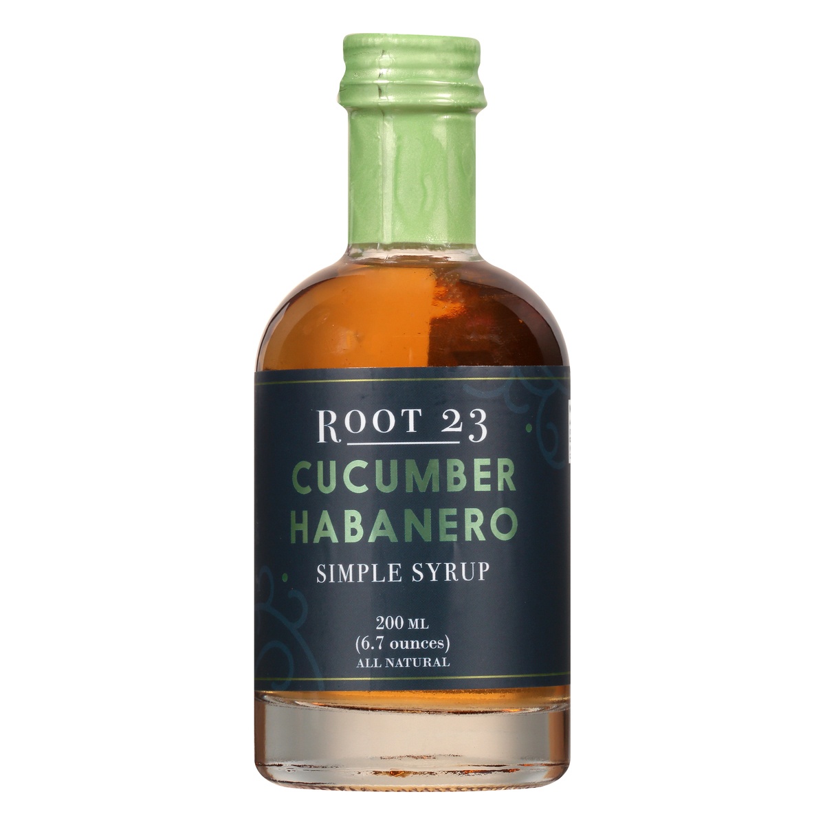 slide 1 of 1, Root 23 Simple Syrup, Cucumber Habanero - 200 ml, 200 ml