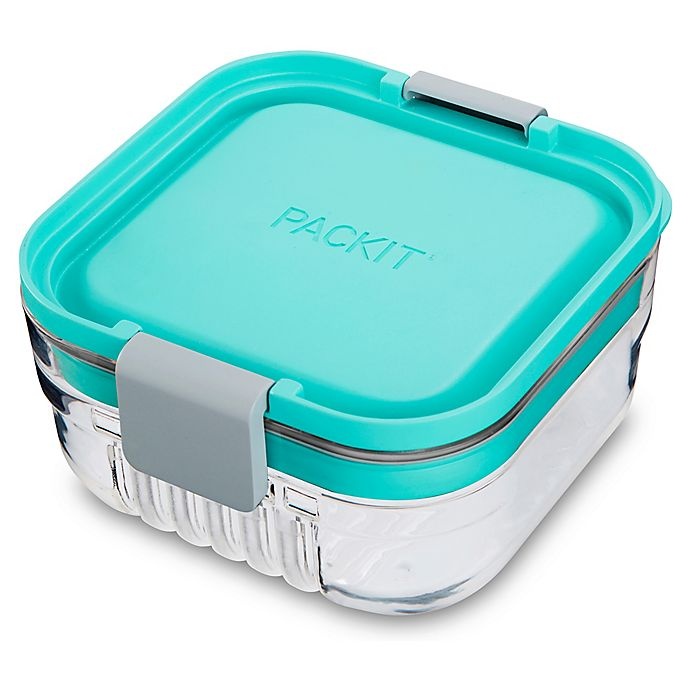 slide 1 of 1, PackIt Mod Snack Bento Box - Mint, 1 ct