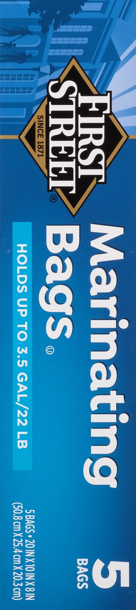 slide 4 of 8, First Street Fs Marinating Bag, 5 ct