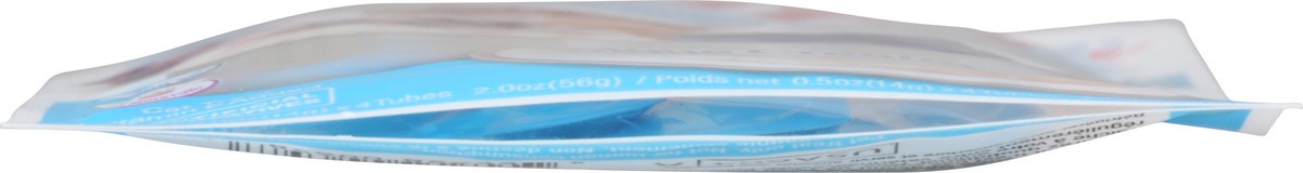 slide 4 of 9, Inaba Churu Cat Treats, Grain-Free, Lickable, Squeezable Creamy Purée Cat Treat with Vitamin E & Taurine, 0.5 Ounces Each Tube, 4 Tubes, Tuna with Scallop Recipe, 0.5 oz