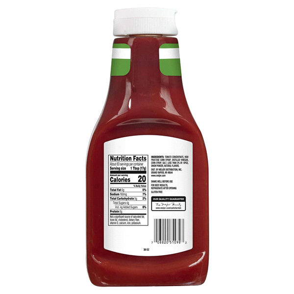 slide 5 of 5, Meijer Ketchup - 38 oz, 38 oz