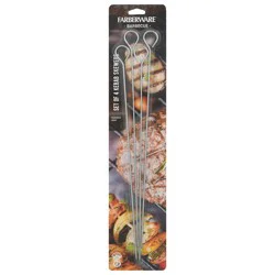Farberware BBQ Kabob Skewers Stainless Steel