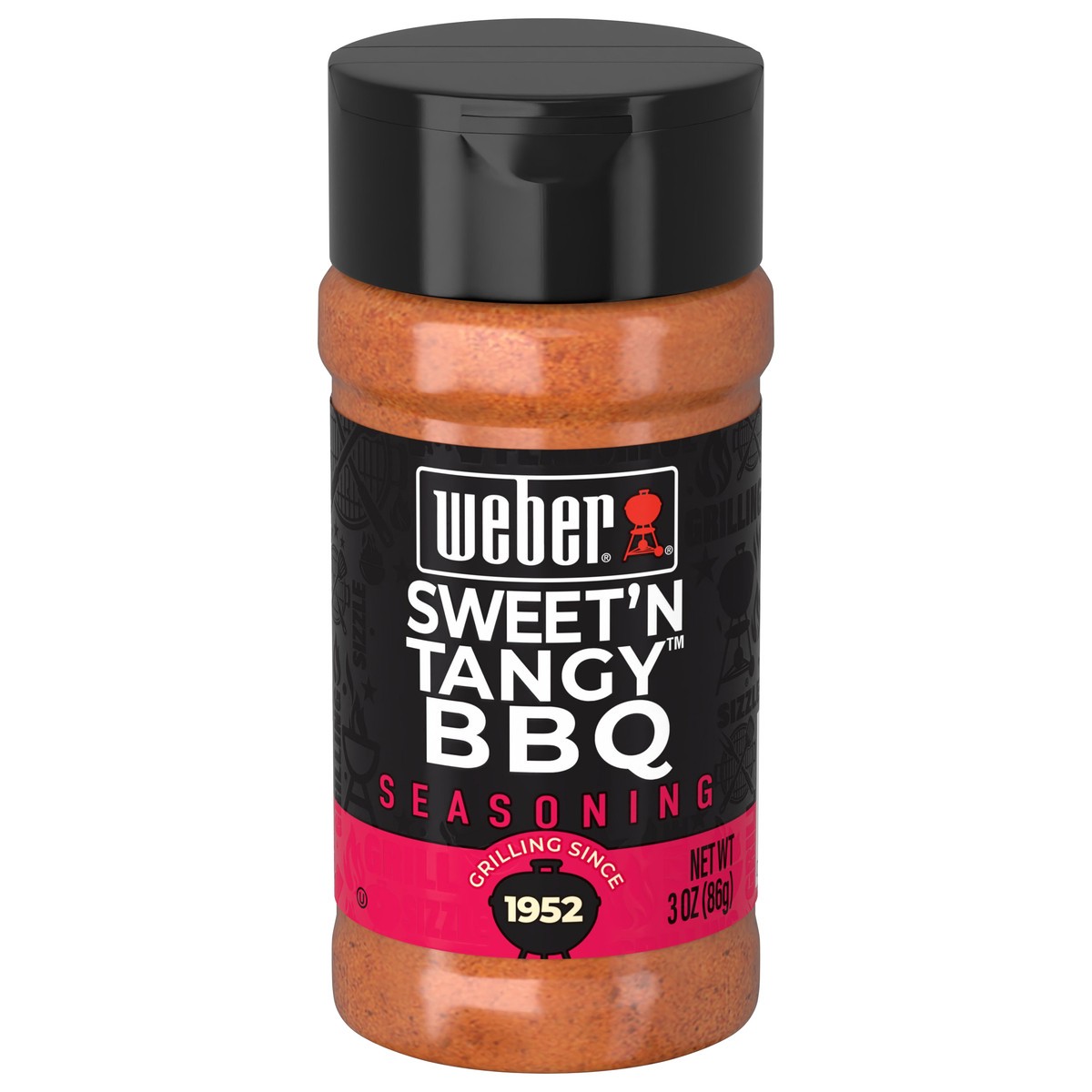 slide 1 of 2, Weber Sweet 'N Tangy BBQ Seasoning, Kosher, 3 oz, 3 oz