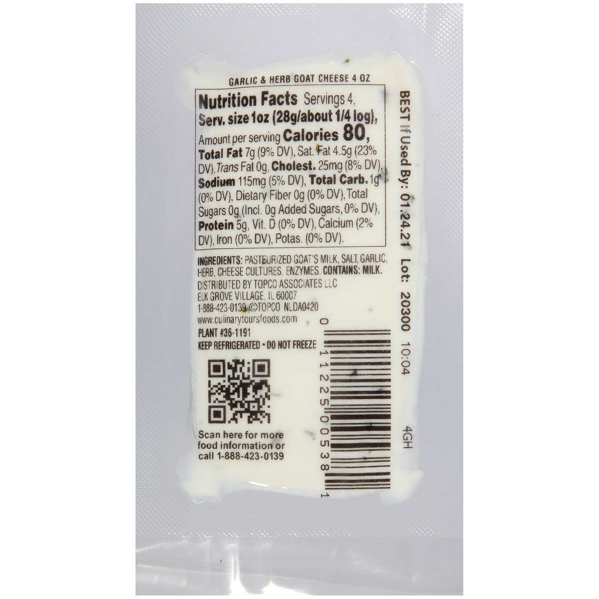 slide 12 of 14, Culinary Tours Garlic & Herb Goat Cheese, 4 oz