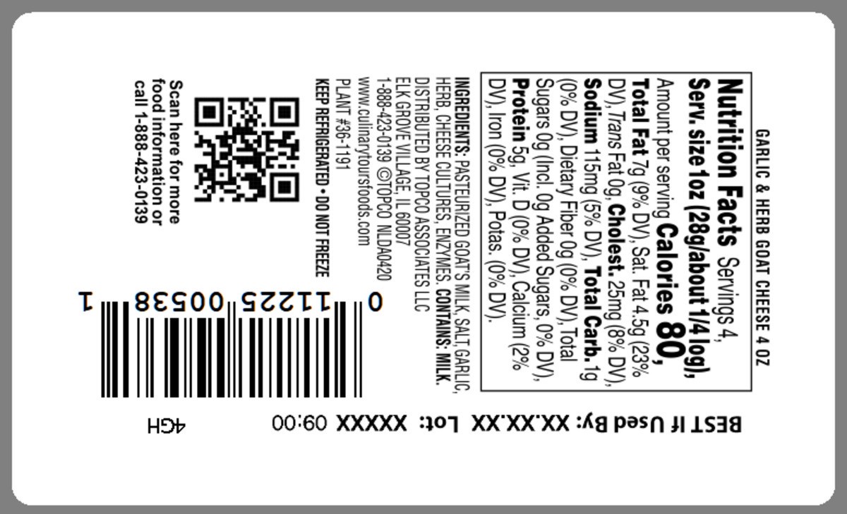 slide 10 of 14, Culinary Tours Garlic & Herb Goat Cheese, 4 oz