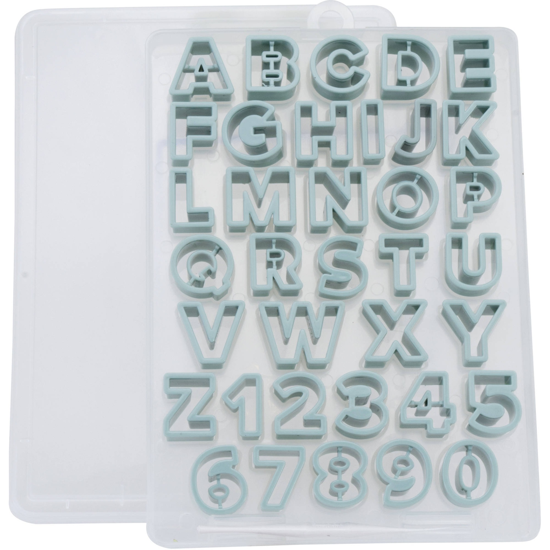 slide 1 of 1, Sweet Creations Mini Alphabet & Number Cookie Cutters, 1 ct