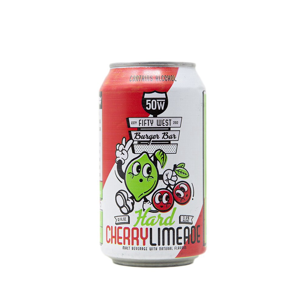slide 2 of 4, Fifty West Brewing Hard Cherry Limeade Beverage, 6 ct; 12 fl oz