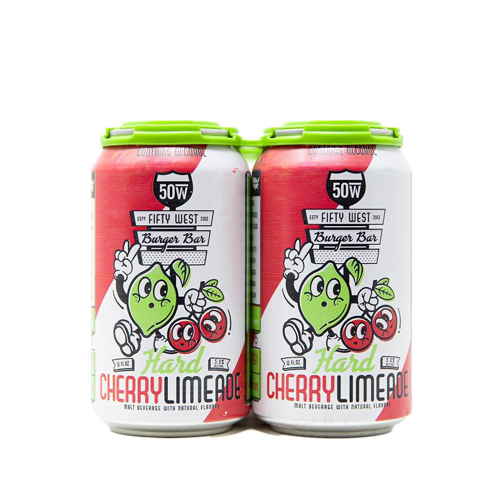 slide 4 of 4, Fifty West Brewing Hard Cherry Limeade Beverage, 6 ct; 12 fl oz