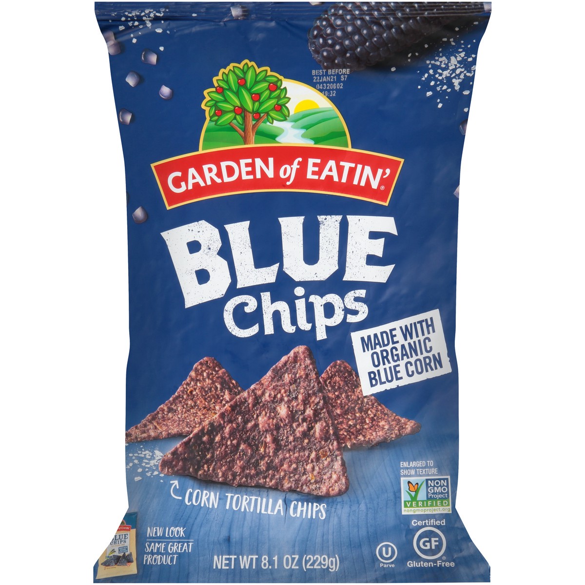 slide 1 of 10, Garden of Eatin' Blue Chips Corn Tortilla Chips, 9 oz