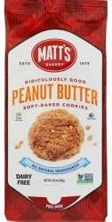 Matts Cookies Peanut Butter 9.5 oz