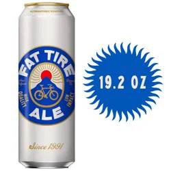 New Belgium Fat Tire Ale Beer, 19.2 fl oz Can