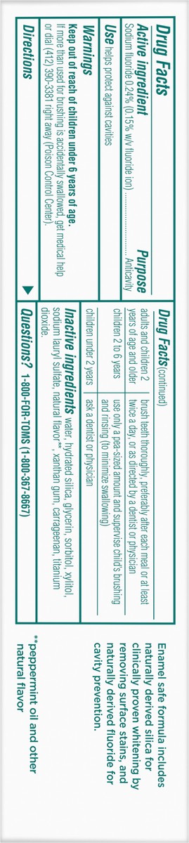 slide 8 of 12, Tom's of Maine Luminous White Anti-Cavity Toothpaste - Clean Mint - 4oz, 4 oz