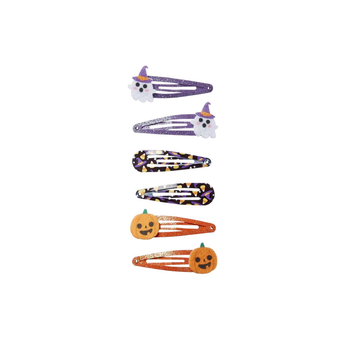 slide 5 of 5, Conair Halloween Snap Clips, 6 Pk, 6 ct