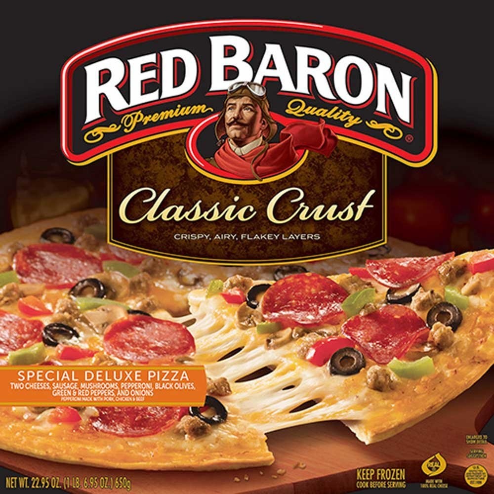 slide 1 of 1, Red Baron Special Deluxe Classic Crust Pizza, 22.95 oz