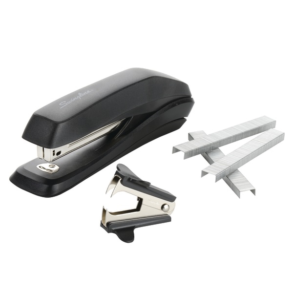 slide 1 of 1, Swingline Capacity Economy Stapler Pack With Staples And Remover - Black, 1 ct