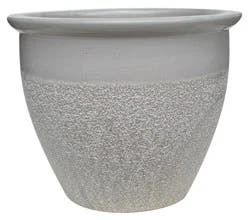 Hdo Palisades Planter 10.5" White