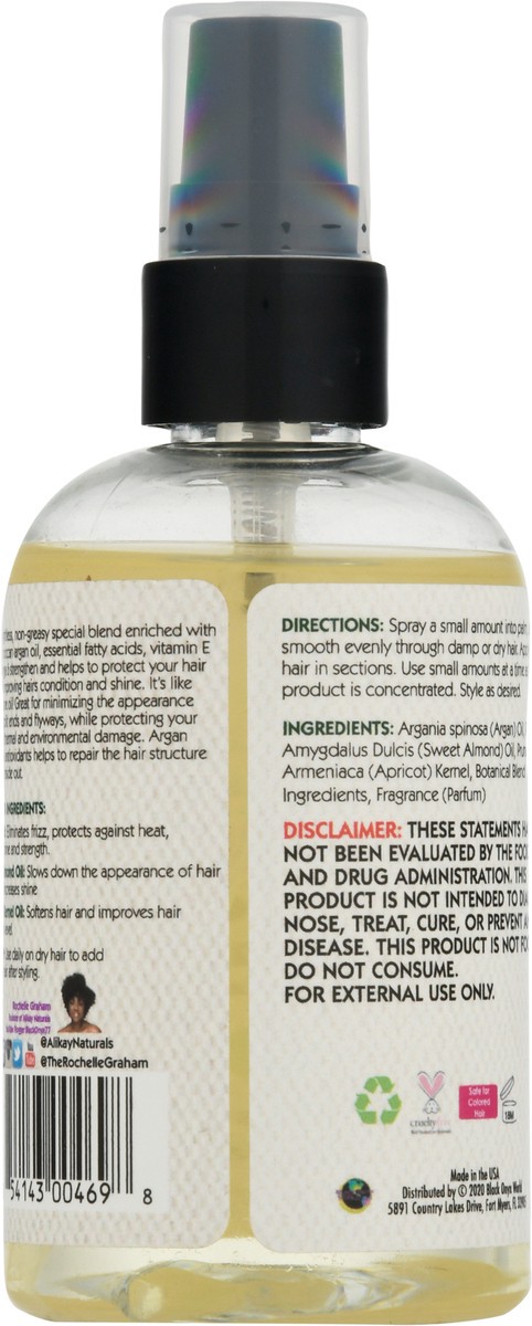 slide 4 of 9, Alikay Naturals Glazed Argan Oil Silkener 4 fl oz, 4 fl oz